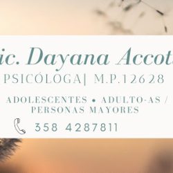 Negocio Psicologa Licenciada Dayana Accotto